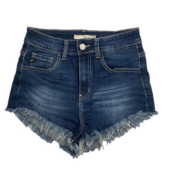 kan Can high rise Denim Shorts Women's/Juniors Sz 3 frayed Hem - Picture 1 of 6